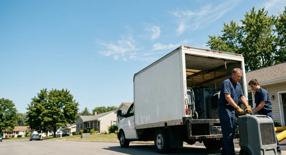 Water Damage Cleanup in Thornton, IL near me